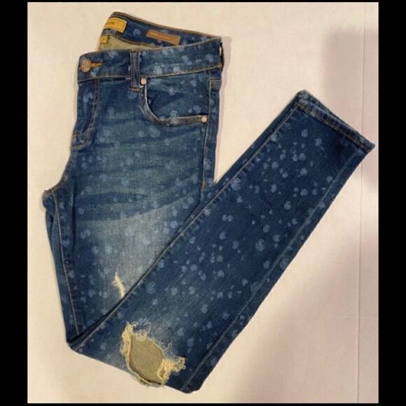 STS BLU PIPER MID RISE SKINNY DANDELION PRINT JEAN - Picture 6 of 8